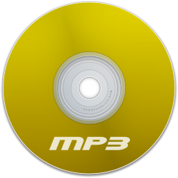 Mp3 Yellow Icon 256x256 png